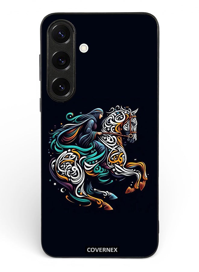 Covernex Samsung Galaxy S24 Plus Protective Case Cover Printed Featuring Ornamental Horse - Image 2